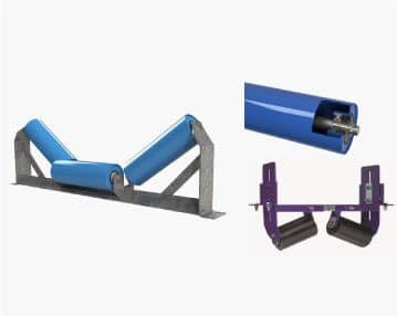 Conveyor Belt Rollers, Idlers and Frames